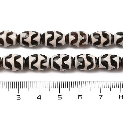 Tibetan Style dZi Agate Beads Strands G-N344-02C-1