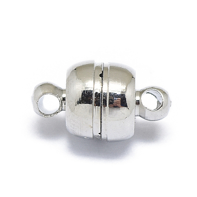 Rack Plating Brass Magnetic Clasps X-KK-F801-06-P-1