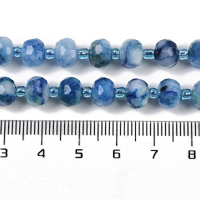 Natural Dyed White Jade Beads Strands G-H057-A22-03-1