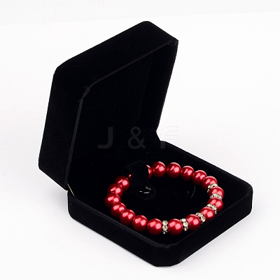 Square Velvet Bracelet Boxes X-BC099-1-1