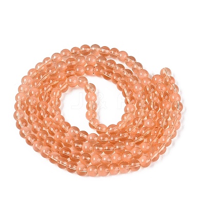 Acrylic Imitation Cat Eye Beads Strands OACR-Q197-01A-14-1