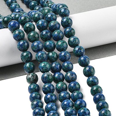 Natural Sesame Jasper/Kiwi Jasper Beads Strands G-L614-A01-01-1