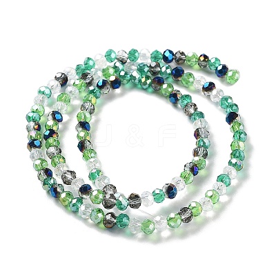 Glass Beads Strands EGLA-A034-M4mm-24-1