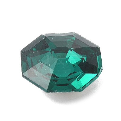 Faceted Glass Rhinestone Cabochons GGLA-C032-05E-1