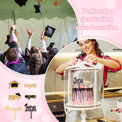 Acrylic Cake Toppers AJEW-TA0001-67-1