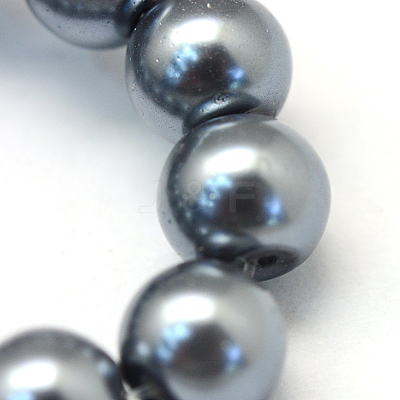 Baking Paint Glass Pearl Bead Strands HY-Q003-3mm-12-1