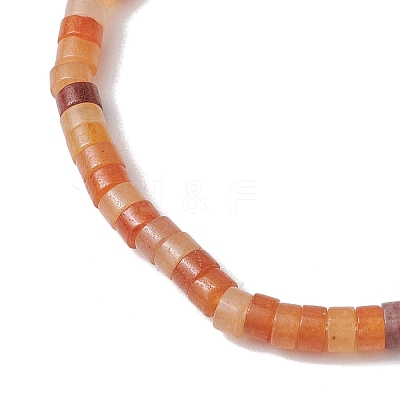 Natural Red Aventurine and Pearl Beads Btacelets BJEW-JB10681-04-1