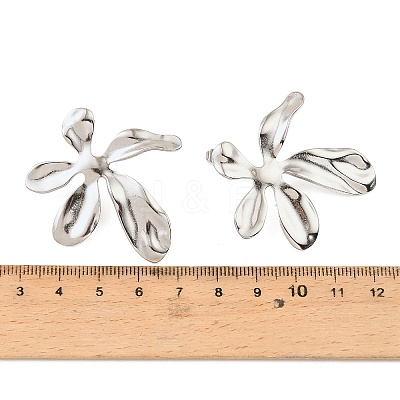 Valentine's Day 304 Stainless Steel Stud Earrings EJEW-D361-03P-01-1
