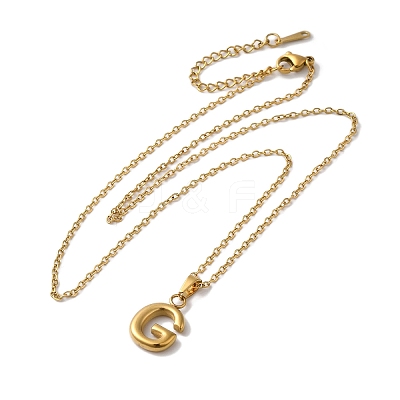 PVD Vacuum Plating 201 Stainless Steel Necklaces NJEW-H033-01G-G-1