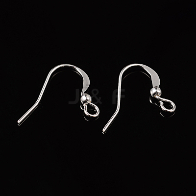 Brass French Earring Hooks KK-Q369-S-1