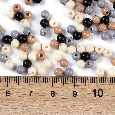 Opaque Acrylic Beads OACR-H118-07B-02-1