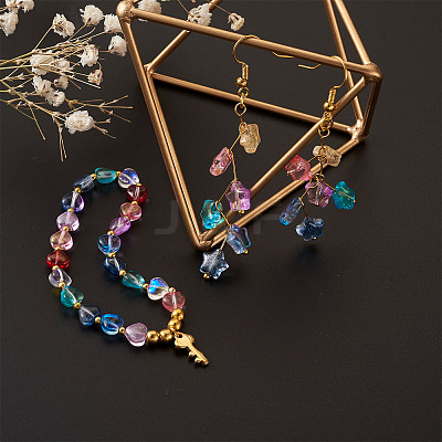 Electroplate Glass Beads EGLA-CD0001-01-1