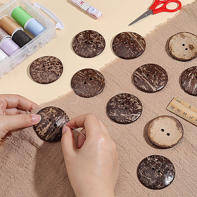 20Pcs Coconut Buttons COCO-CY0001-01-1