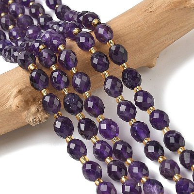 Natural Amethyst Beads Strands G-F809-A32-01-1
