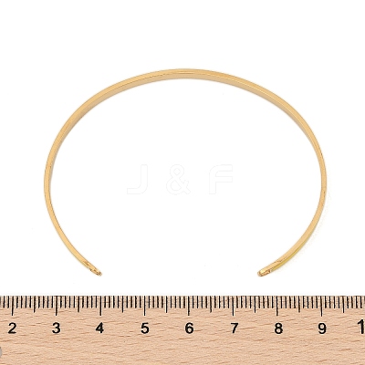304 Stainless Steel Cuff Bangles for Women BJEW-Z087-09G-1