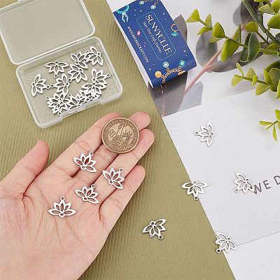 201 Stainless Steel Pendants STAS-SC0005-72P-1
