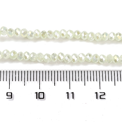Baking Electroplate Glass Beads Strands DGLA-A039-J4mm-B17-1