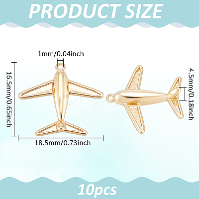 10Pcs Alloy Pendants PALLOY-BC0001-17B-1