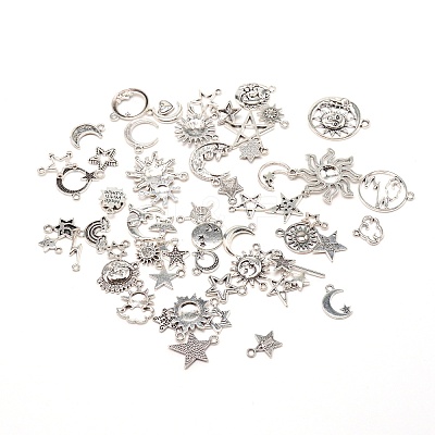 Tibetan Style Pendants FIND-WH0048-34AG-1