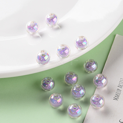 Transparent Acrylic Beads TACR-S152-15B-SS2114-1