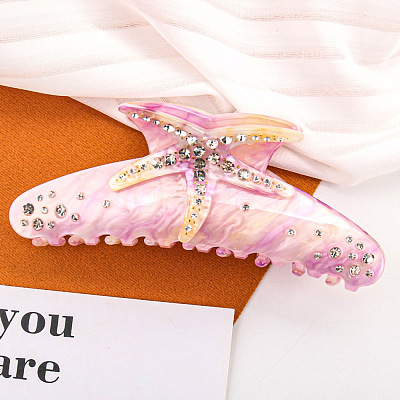 Starfish Cellulose Acetate Claw Hair Clips PW-WGD0C9F-06-1
