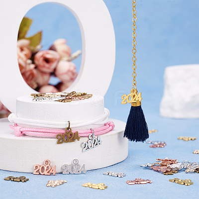 140Pcs 7 Colors Alloy Pendants FIND-TA0004-55-1