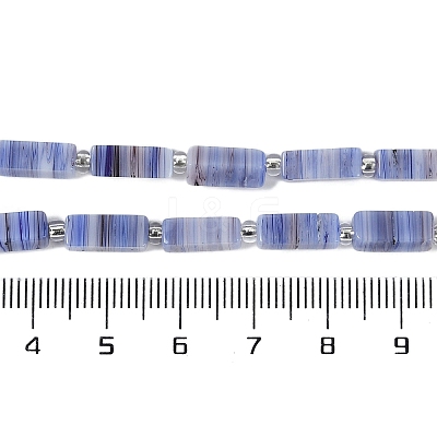 Handmade Lampwork Beads Strands LAMP-Q037-01B-07-1