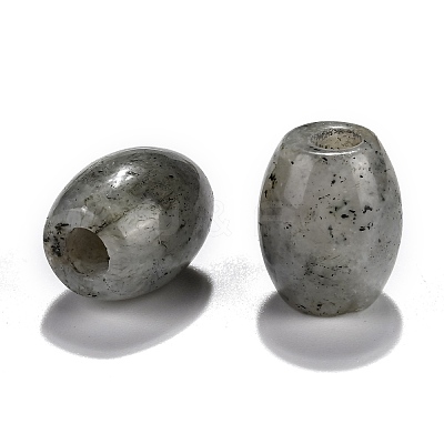 Natural Labradorite European Beads LS-G-F580-A09-1