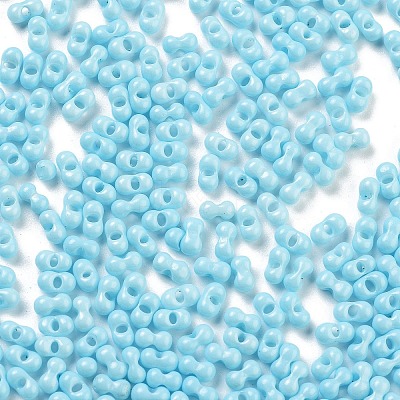 Baking Paint Glass Seed Beads SEED-A033-05P-1
