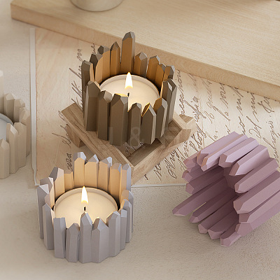 DIY Silicone Candle Holder Molds DIY-K073-40-1
