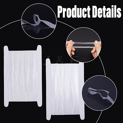 60M 2 Styles TPU Non-slip Bra Straps DIY-GF0013-60-1