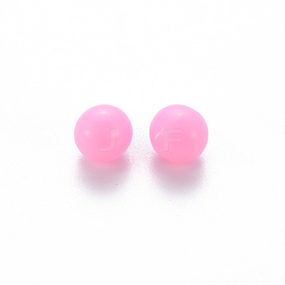 Opaque Acrylic Beads PAB702Y-A01-1