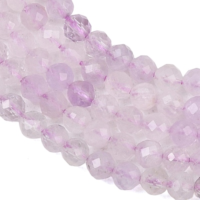Natural Lavender Amethyst Beads Strands X-G-C127-A03-04-1