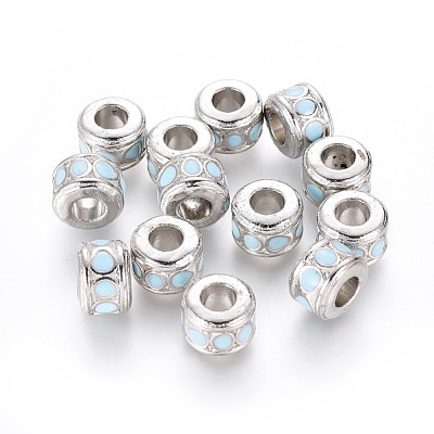 Alloy European Beads LFD8226Y-1-1