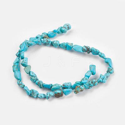 Natural Howlite Beads Strands X-TURQ-G101-03-1