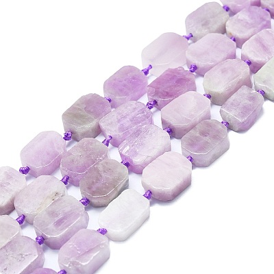Natural Kunzite Beads Strands G-K245-J06-01-1