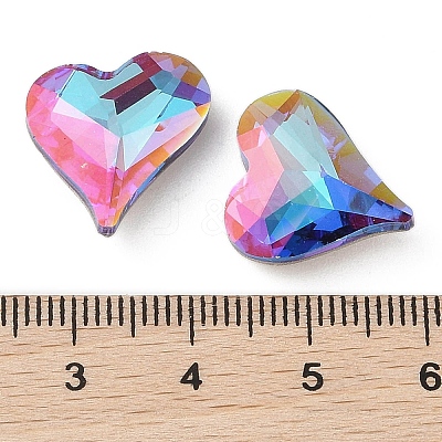 Glass Rhinestone Cabochons RGLA-L029-07A-BBLA-1