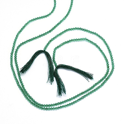 Natural White Jade Bead Strands G-G914-2mm-05-1