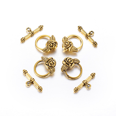 Tibetan Style Toggle Clasps GLF0026Y-1