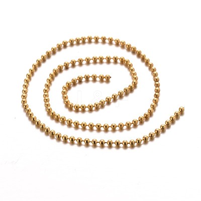 304 Stainless Steel Ball Chains X-CHS-J001-G-1