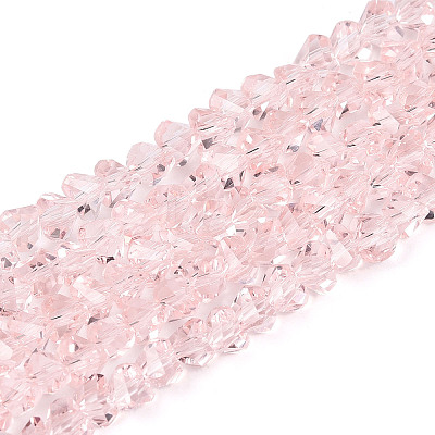 Transparent Glass Beads Strands GLAA-N018-4mm-08-1
