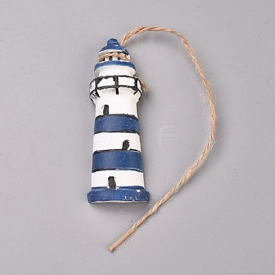 Hanging Resin Pendant Decorations AJEW-WH0098-75G-1
