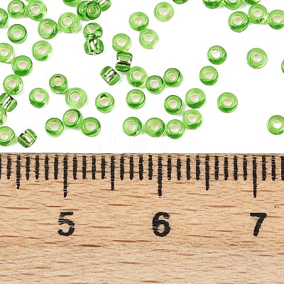 11/0 Grade A Transparent Glass Seed Beads X-SEED-Q007-F49-1