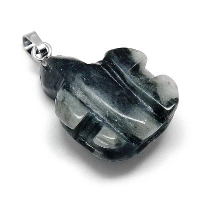 Natural & Synthetic Mixed Stone Pendants G-Q948-06-1