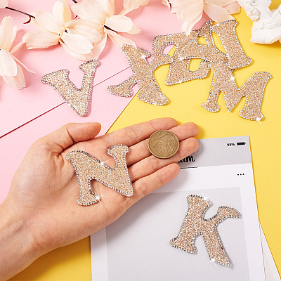 26 Letters Cloth Iron/Sew on Patches PJ-TAC0004-04B-1