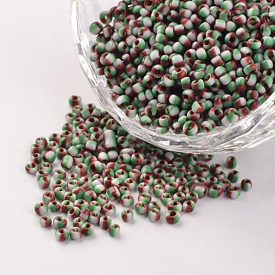 12/0 Opaque Colours Seep Glass Beads SEED-M008-C47-1