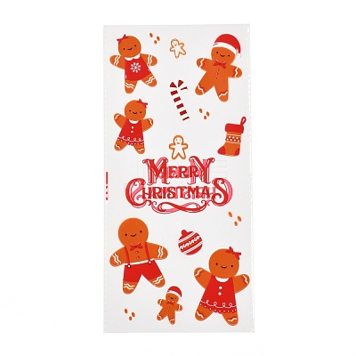Christmas Theme OPP Plastic Storage Bags ABAG-B003-06-1