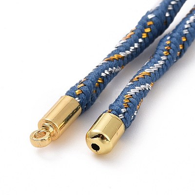 Nylon Cord Silder Bracelets MAK-C003-03G-17-1