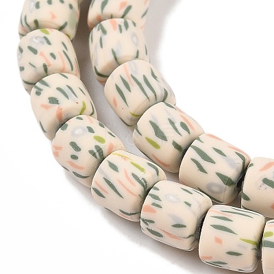 Handmade Polymer Clay Beads Strand CLAY-Z002-01D-1