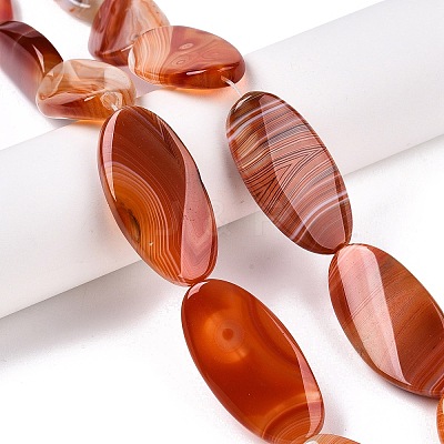 Natural Red Agate Beads Strands G-T138-201-1